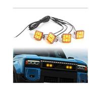SDZSDAS Indicatore Per Toyota Per Land Per Cruiser Per J250 2024-2025 Griglia Segnalazione A LED Luci Posizione DRL Ingombro(1 IN 4 Amber)
