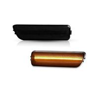SDZSDAS Indicatore Per VW Per Cabrio 1999-2002 Sostituzione Della Lampada Lampeggiante Freccia Della Luce Posizione Laterale A LED(Smoked Lens Amber)