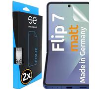 Se - 2 pellicole protettive 3D antiriflesso per Samsung Galaxy Flip 7/Flip7 - display interno, anti-polvere, 100% impronte digitali e compatibile con FaceID, facile installazione senza bolle
