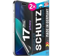Se - 2 pellicole protettive 3D Privacy per Apple iPhone 17 Pro, protezione privacy, 100% impronte digitali e compatibile con FaceID, facile installazione senza bolle, ultra trasparente, resistente