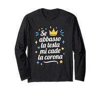Se Abbasso la Testa Mi Cade la Corona Maglia a Manica