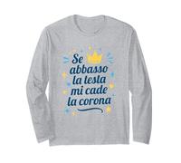 Se Abbasso la Testa Mi Cade la Corona Maglia a Manica