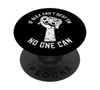 Se Alex non riesce a Beat'em nessuno può giocatore nome Alex PopSockets PopGrip Adesivo