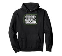 Se All'inizio non riesci a giocare a Baseball Coach Sport Team Felpa con Cappuccio
