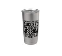 Se all'inizio non riesci prova a fare quello che Jessica Bicchiere termico in acciaio inox doppia parete