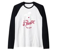 Se avessi Un Cuore, Lo darei a Te Scheletro Maglia con Maniche Raglan