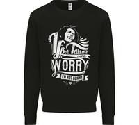 Se Bob Mi Dice Di Non Preoccuparmi Felpa Jumper Reggae Music Uomo