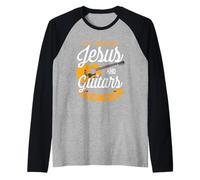 Se coinvolge Gesù e Chitarre Mi contano in Un Cristiano Divertente Maglia con Maniche Raglan