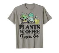 Se coinvolge Piante e caffè, Sono in Giardino Divertente Giardiniere Maglietta