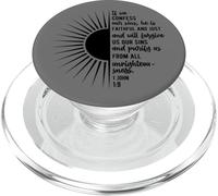 Se confessiamo i nostri peccati Egli è fedele 1 Giovanni 1:9 PopSockets PopGrip per MagSafe