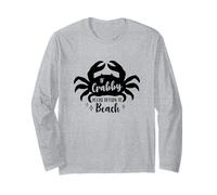Se Crabby, per favore torna a Beach Summertime Beach Vacay Maglia a Manica
