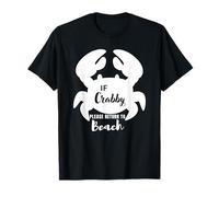 Se Crabby, per Favore, Torna alla Vacanza costiera sulla Spiaggia Maglietta