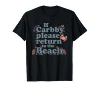 Se Crabby, per Favore, Torna in Spiaggia Sun Set Beach Paradise Maglietta