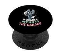 Se Cranky torna al meccanico dell'auto del garage PopSockets PopGrip Adesivo