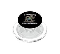Se crollo, metti in pausa il mio orologio Sloth Runner PopSockets PopGrip per MagSafe