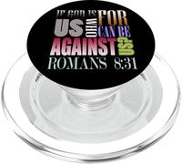 Se Dio è per noi che può essere contro di noi Romani 8:31 PopSockets PopGrip per MagSafe