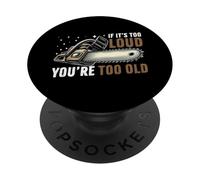 Se è troppo forte sei troppo vecchia motosega PopSockets PopGrip Adesivo