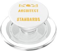 Se esci con un architetto alza la mano Regalo divertente retrò PopSockets PopGrip per MagSafe