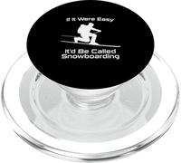 Se fosse facile si chiamerebbe snowboard Telemark Skiing PopSockets PopGrip per MagSafe