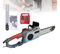 Se-ga A Catena Robusta Per Calcestruzzo, Tagliamuro Elettrico 5800W Con Raffreddamento Ad Acqua, Profondità 35cm, 6000 Giri/Min, 3 Catene E Piastre Guida(35cm,1*blade)