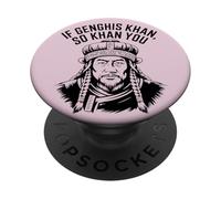 Se Gengis Khan So Khan Tu Divertente Gioco di parole Motivazionale Esilarante PopSockets PopGrip Adesivo
