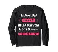 Se Gioia nella Tua Vita annoiando Gioia Maglia a Manica