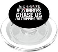 Se gli zombi ci inseguono, ti sto inciampando PopSockets PopGrip per MagSafe