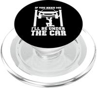 Se hai bisogno di me sarò sotto il ragazzo meccanico dell'auto Garage PopSockets PopGrip per MagSafe