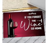 Se Hai Dimenticato Il Vino, Torna A Casa Zerbini Di Benvenuto Lavabile Zerbini Per Interni Resistente Tappetino Antiscivolo Per Corridoi Ingresso Doccia 40 X 60Cm
