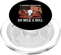 Se i generi confondono vai a latte un toro americano PopSockets PopGrip per MagSafe