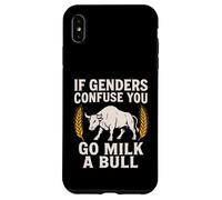 Se i generi confondono vai a latte un toro - Umorismo di genere divertente Custodia per iPhone XS Max