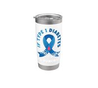 Se il diabete avesse affrontato la consapevolezza del diabete di tipo 1 Bicchiere termico in acciaio inox doppia parete