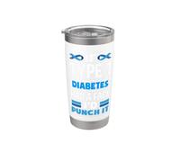 Se il diabete avesse affrontato la consapevolezza del diabete di tipo 1 Bicchiere termico in acciaio inox doppia parete