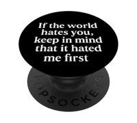 Se il mondo ti odia, tieni a mente che prima mi odiava -Gesù PopSockets PopGrip Adesivo