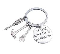 Se il papà non riesce a regolarlo, nessuno può maneggiare portachiavi portachiavi in modo creativo e utile. Lavorazione professionale