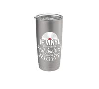 Se il vinile è sbagliato, non voglio avere ragione Bicchiere termico in acciaio inox doppia parete