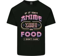Se It Isn'T Anime Video Games O Cibo Divertente Uomo Cotone T-Shirt