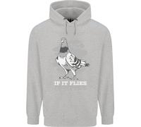 Se It Mosche It Spies Cospirazione Piccione Bambini Felpa con Cappuccio