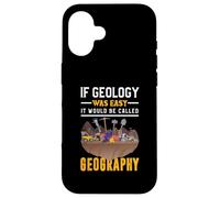 Se la geologia fosse facile si chiamerebbe geografia Custodia per iPhone 16