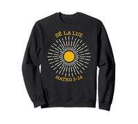 Sé La Luz - Design Boho Sun con citazione biblica in spagnolo Felpa