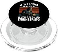 Se la saldatura fosse facile Divertente Fabbricazione di ingegneria del saldatore PopSockets PopGrip per MagSafe