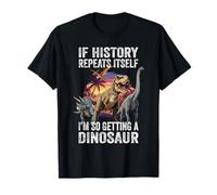 Se la Storia Si ripete, STO diventando così Un Insegnante di Dinosauri Maglietta
