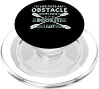 Se la vita mette un ostacolo sul mio cammino Whitewater Kayak PopSockets PopGrip per MagSafe