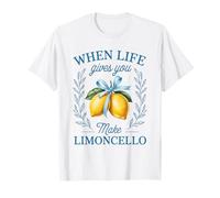 Se la Vita Ti dà Limoni Fai Il Limoncello Umorismo Maglietta