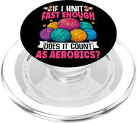 Se lavoro a maglia abbastanza velocemente conta come aerobica PopSockets PopGrip per MagSafe