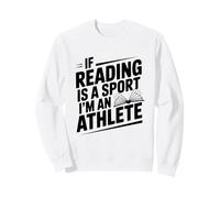 Se Leggere è Uno Sport Sono Un atleta Citazione Divertente Felpa