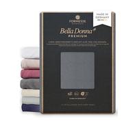 Se lenzuolo Bella Donna Premium form, 0215 hellanthrazit, 180/200 - 200/220 cm
