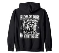 Se mai Ho la Rabbia, Sei in Cima al Mio Procione Elenco Felpa con Cappuccio