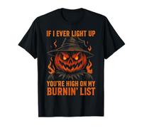 Se mai riuscirò a illuminare Spooky Jack O Lantern Halloween 2025 Maglietta
