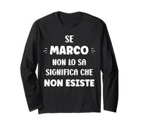 Se Marco Non Lo sa Significa Che Non Esiste Nome Marco Maglia a Manica